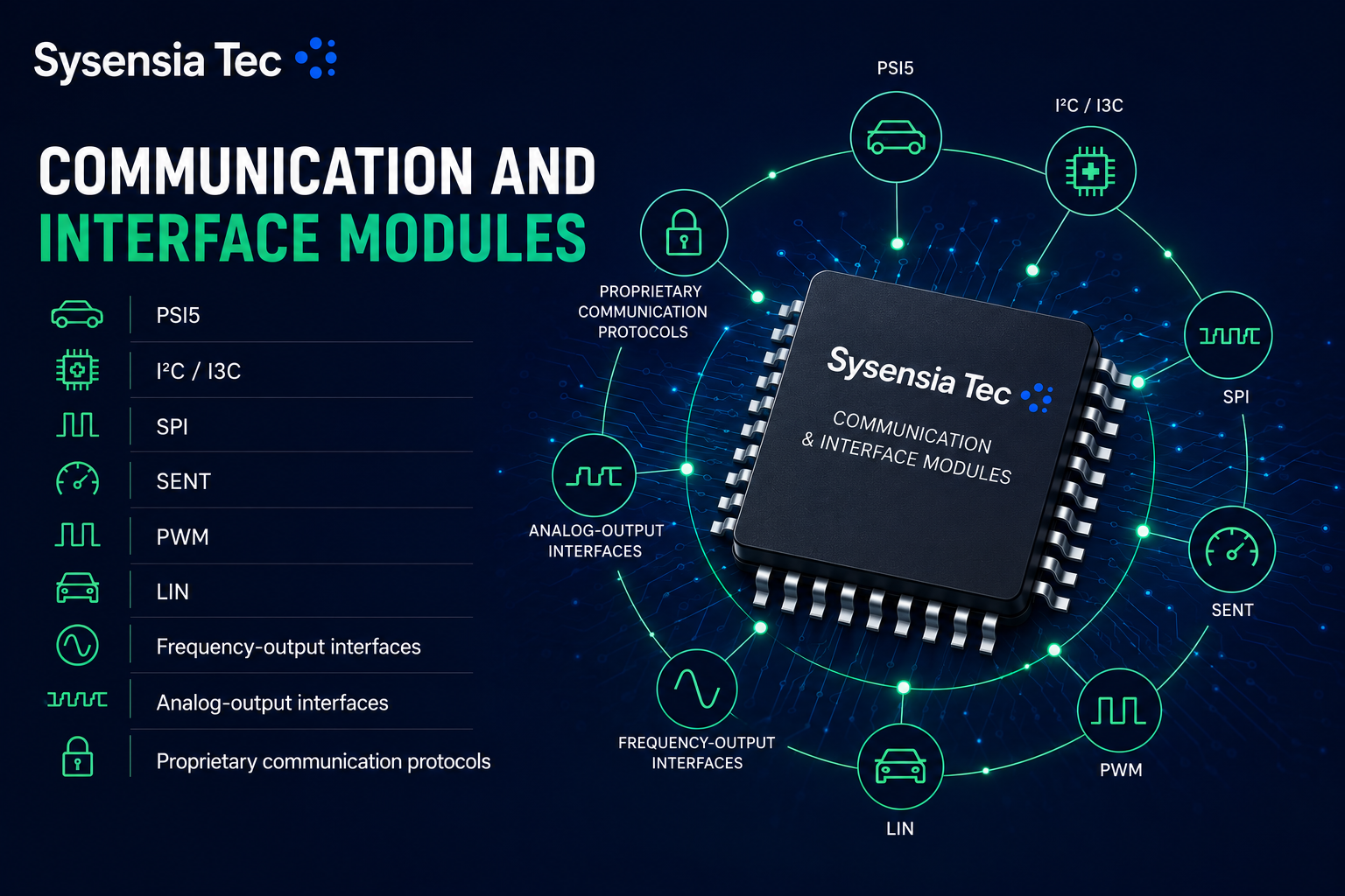 Communication and Interface Modules